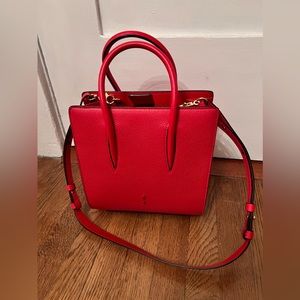 Christian Louboutin small red Paloma purse bag